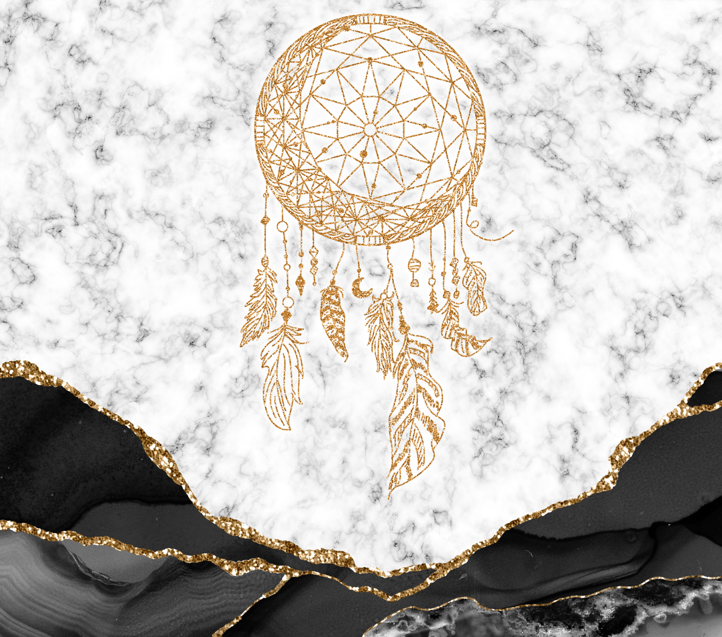 Gold Dream Catcher