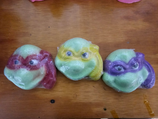 Ninja turtle bath bomb