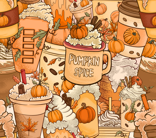 Pumpkin Spice pumpkins & coffee