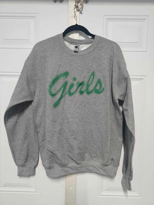 Girls Green Crewneck