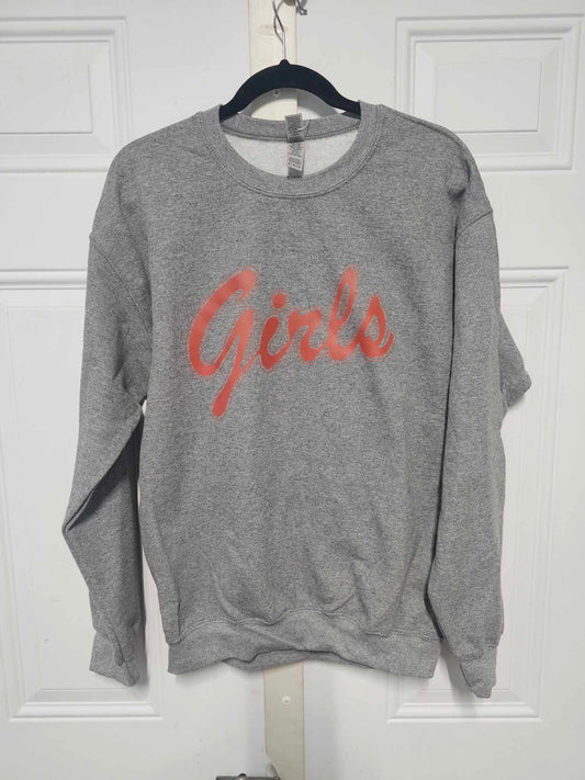 Girls Red Crewneck