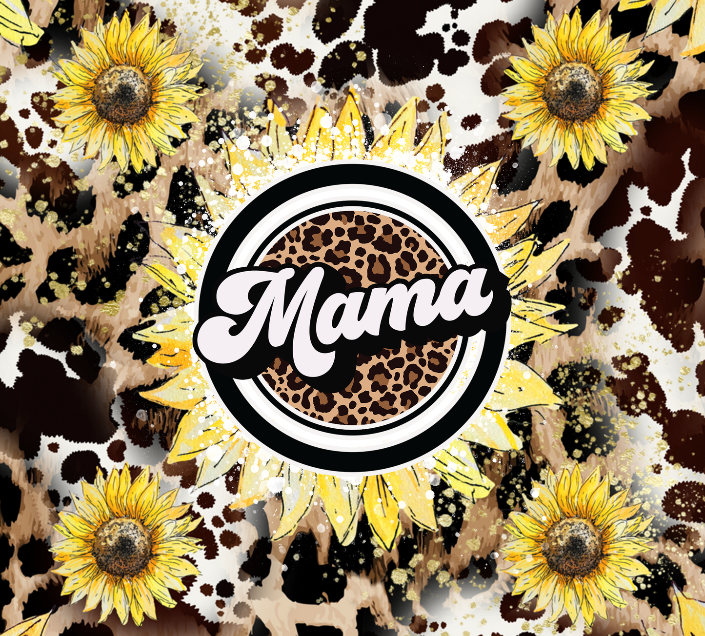 Mama sunflower cow