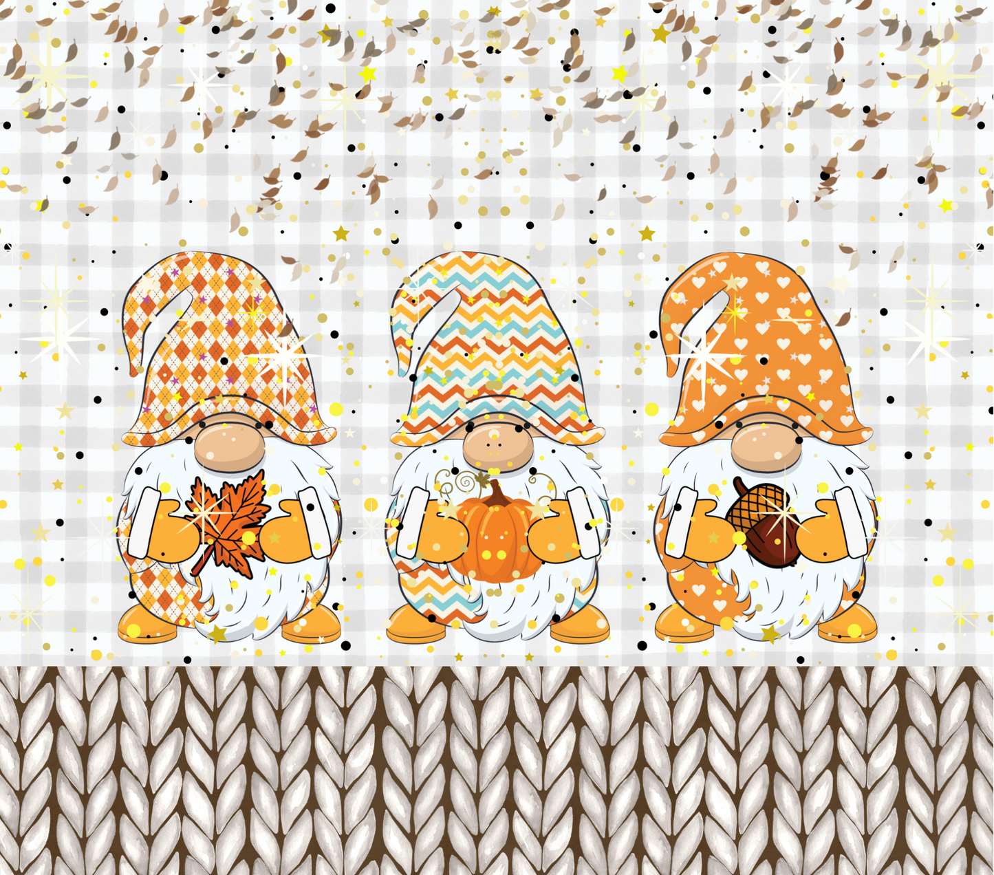 Knit Fall Gnomies