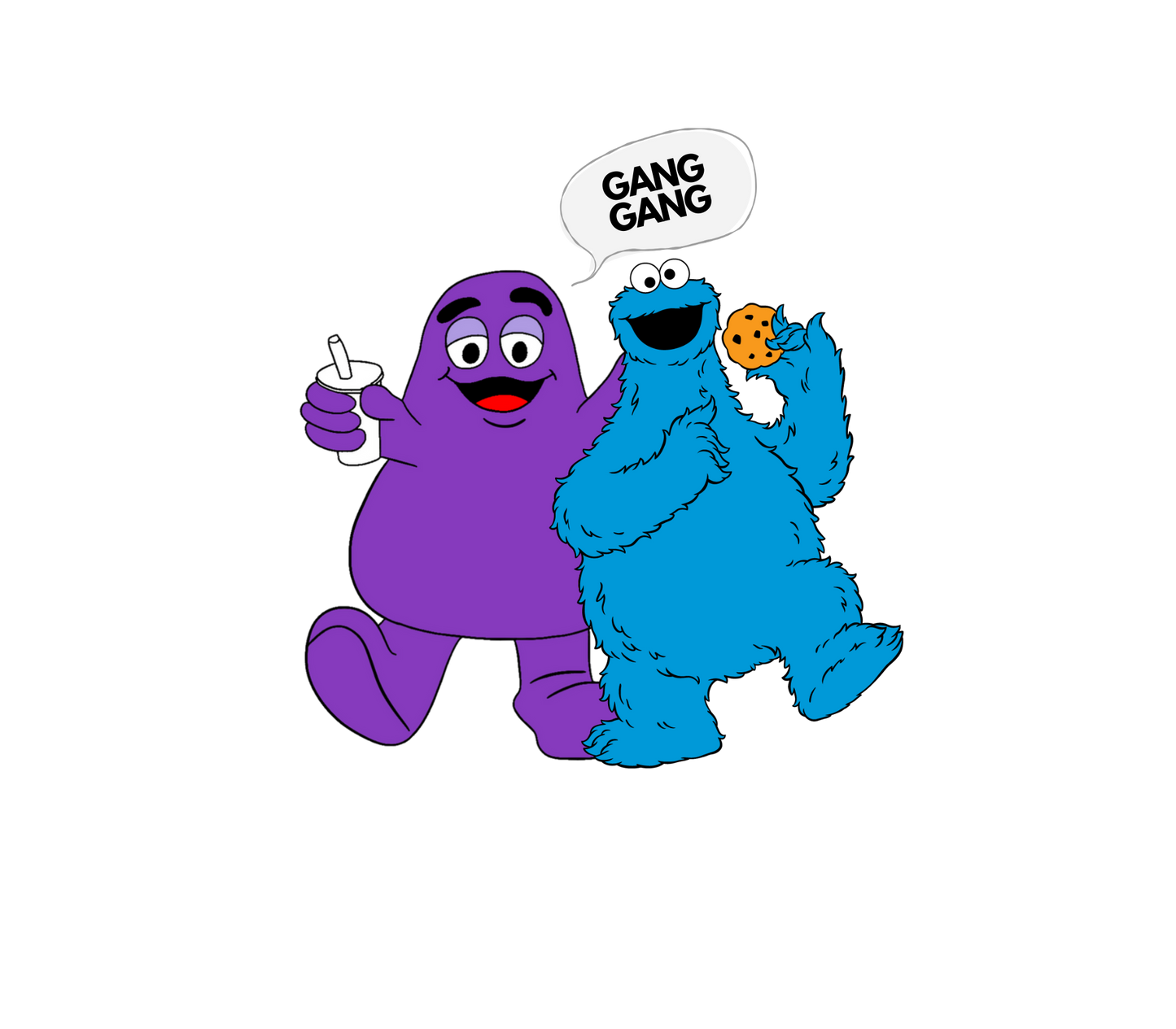 Cookie & Grimace Merch T