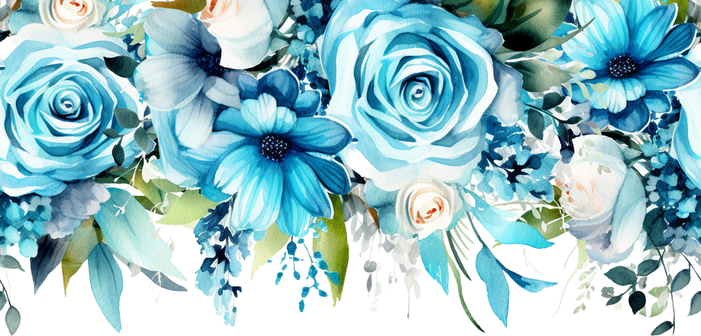 Blue Florals