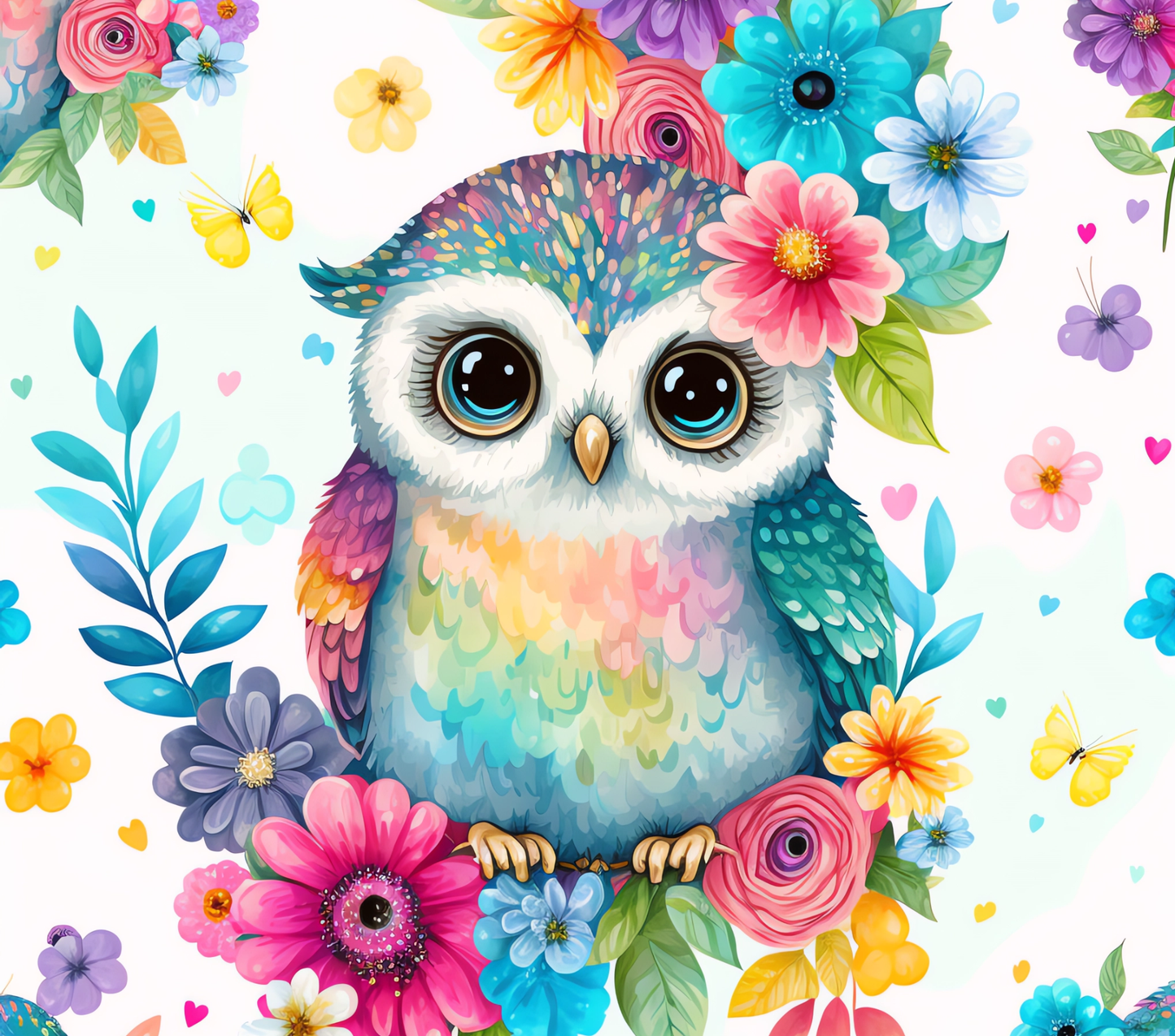 Colorful Owl Baby