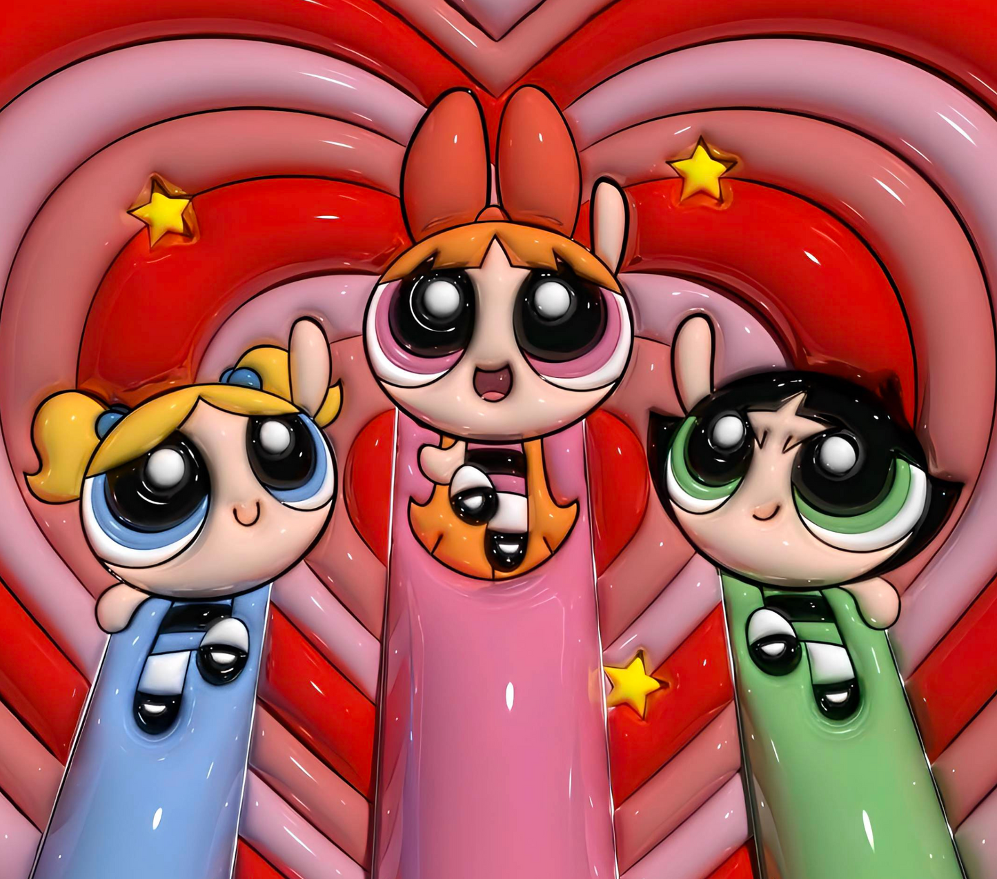 Inflated Powerpuff Girls