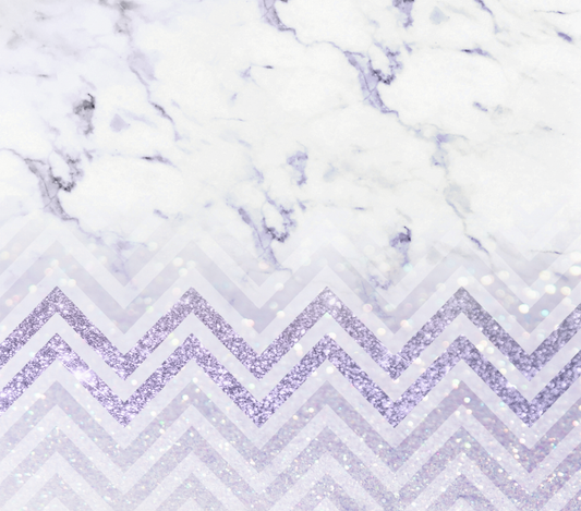 Purple Chevron Marble