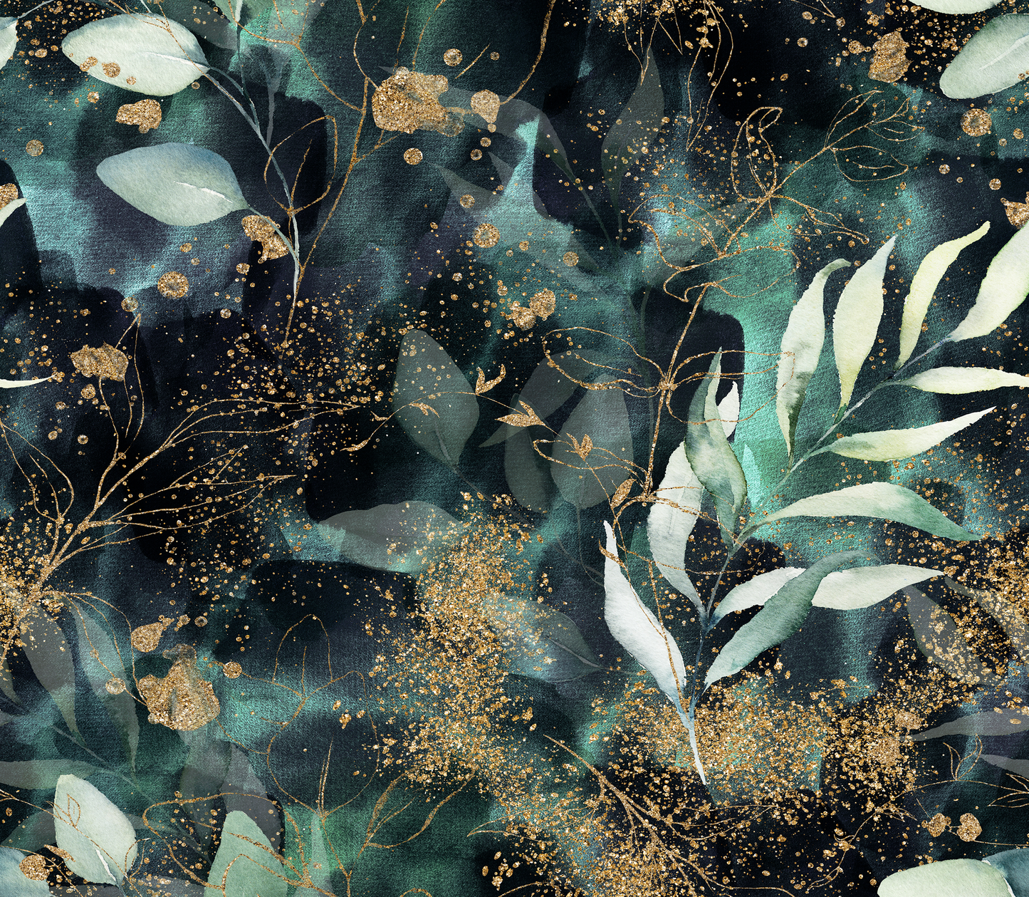 Green and Gold Leaf