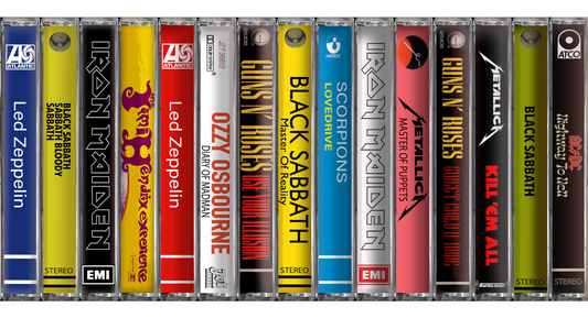 Rock Band Cassettes